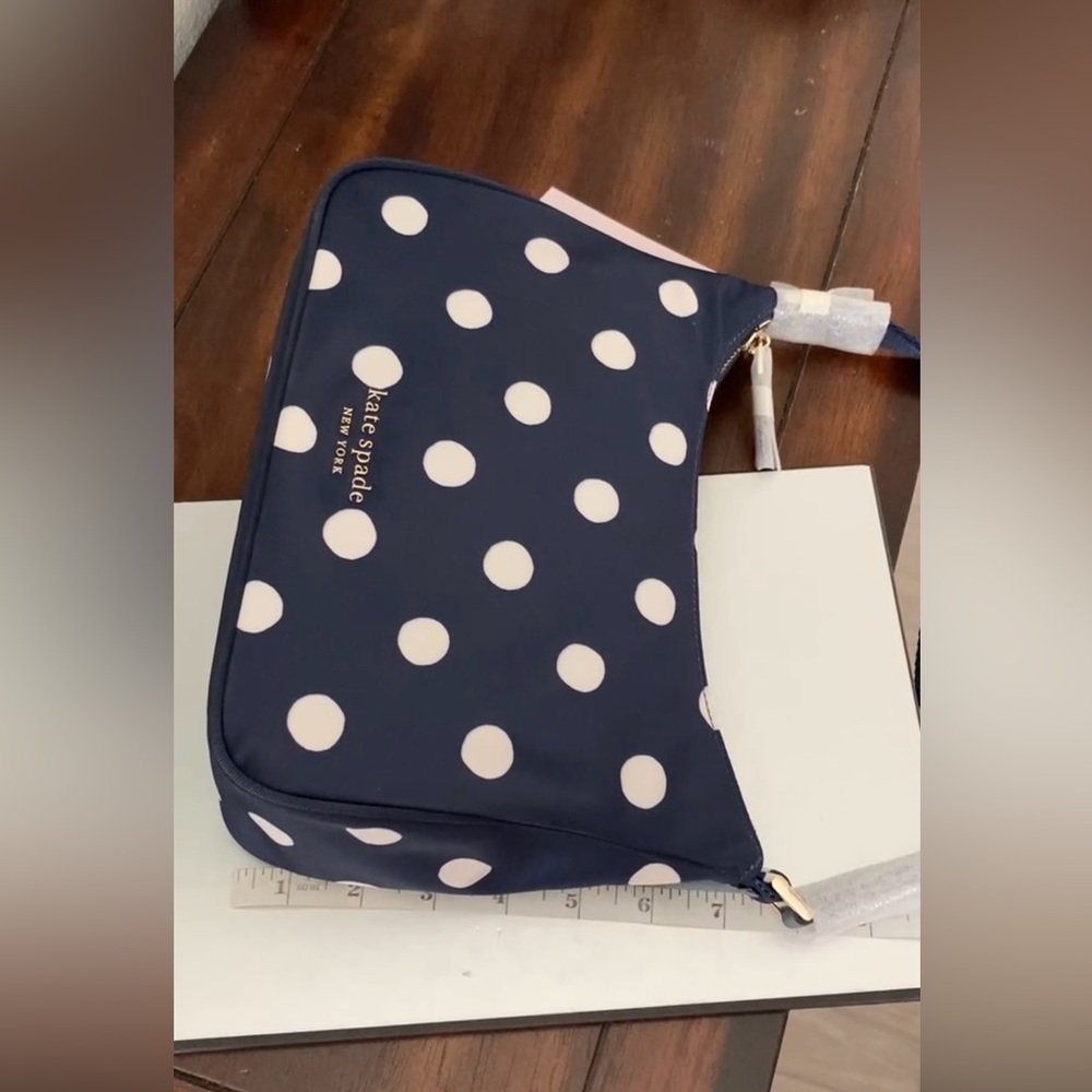 Kate Spade The Little Better Sam Sunshine Dot Small Should Bag NWT - Picture 11 of 12